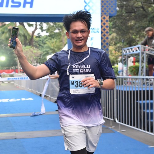 Race photo from KEMLU RUN 2026