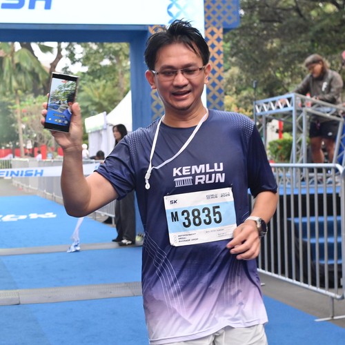 Race photo from KEMLU RUN 2026