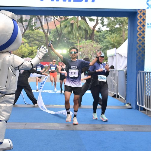 Race photo from KEMLU RUN 2026