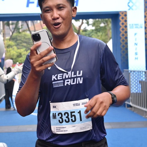 Race photo from KEMLU RUN 2026
