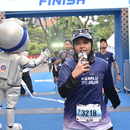 Race photo from KEMLU RUN 2026