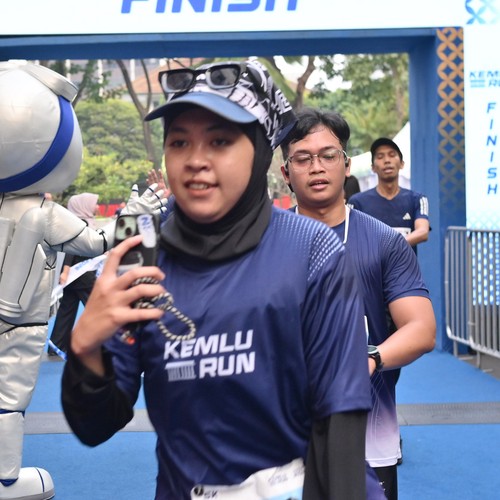 Race photo from KEMLU RUN 2026