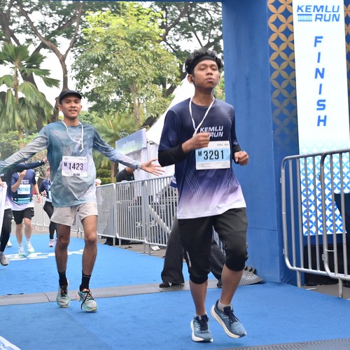 Race photo from KEMLU RUN 2026