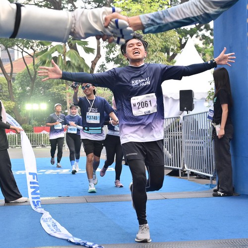 Race photo from KEMLU RUN 2026