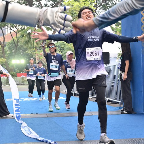 Race photo from KEMLU RUN 2026