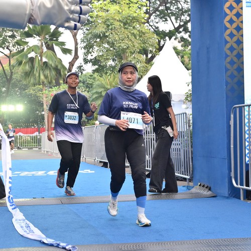 Race photo from KEMLU RUN 2026