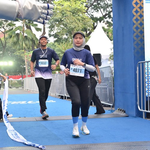 Race photo from KEMLU RUN 2026