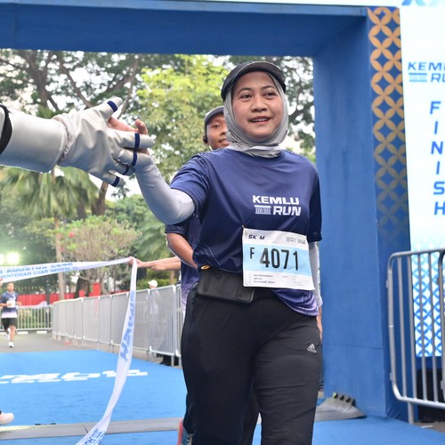 Race photo from KEMLU RUN 2026