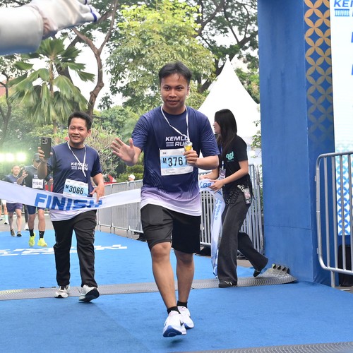 Race photo from KEMLU RUN 2026