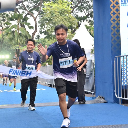 Race photo from KEMLU RUN 2026