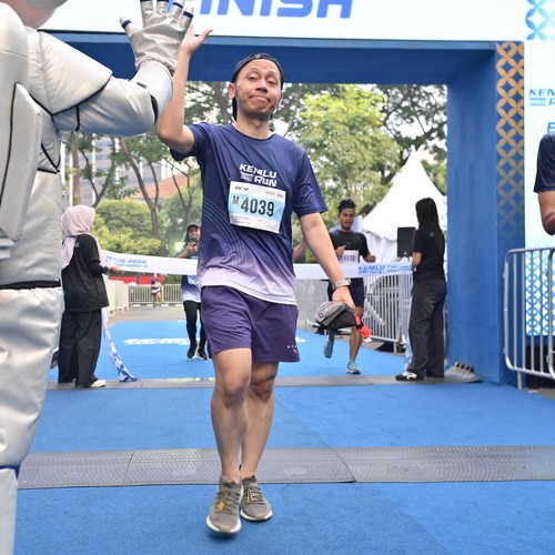 Race photo from KEMLU RUN 2026