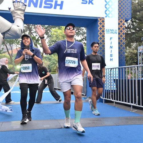 Race photo from KEMLU RUN 2026
