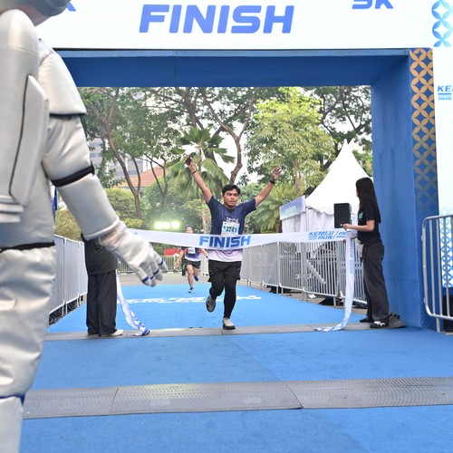 Race photo from KEMLU RUN 2026