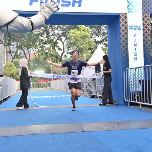 Race photo from KEMLU RUN 2026