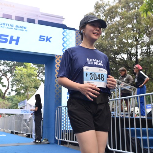 Race photo from KEMLU RUN 2026