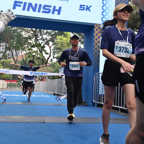 Race photo from KEMLU RUN 2026