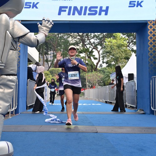 Race photo from KEMLU RUN 2026