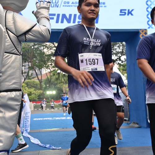 Race photo from KEMLU RUN 2026
