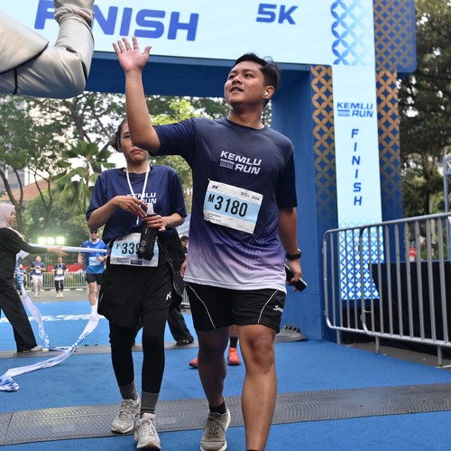 Race photo from KEMLU RUN 2026