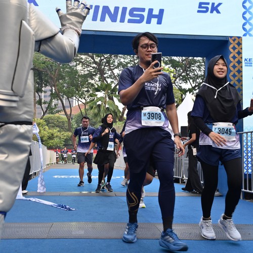 Race photo from KEMLU RUN 2026