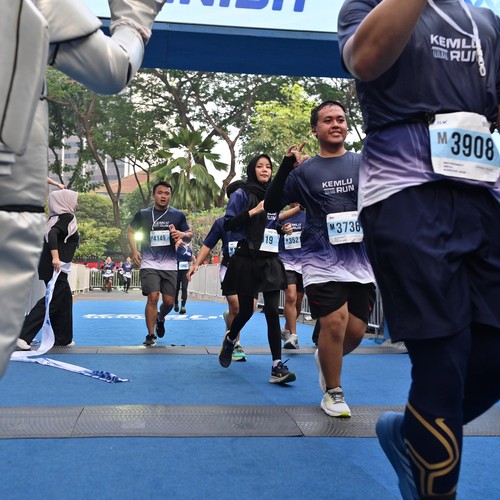 Race photo from KEMLU RUN 2026