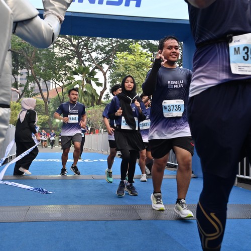 Race photo from KEMLU RUN 2026