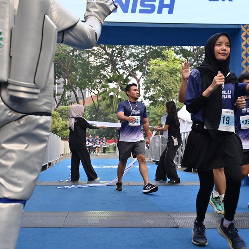 Race photo from KEMLU RUN 2026