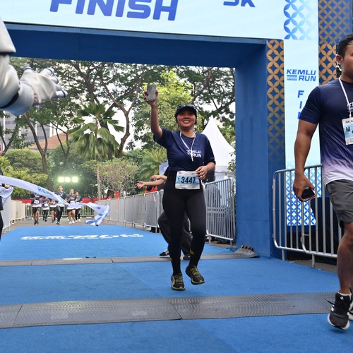 Race photo from KEMLU RUN 2026