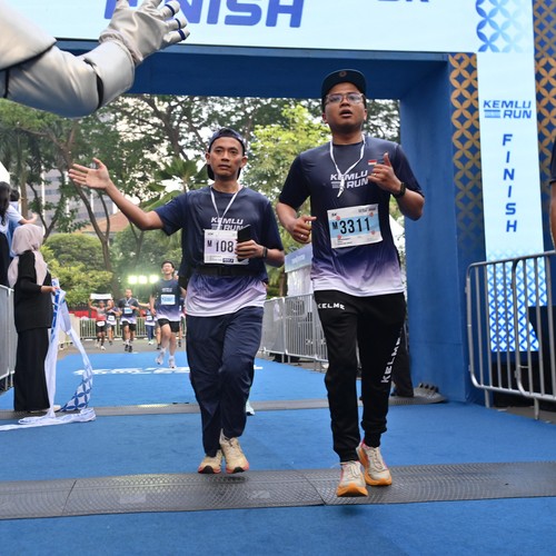 Race photo from KEMLU RUN 2026