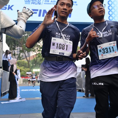 Race photo from KEMLU RUN 2026