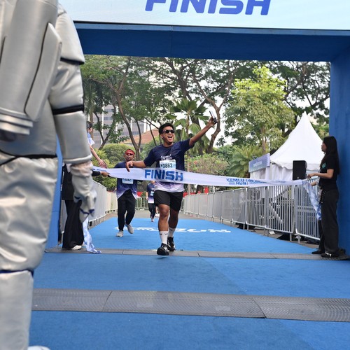Race photo from KEMLU RUN 2026