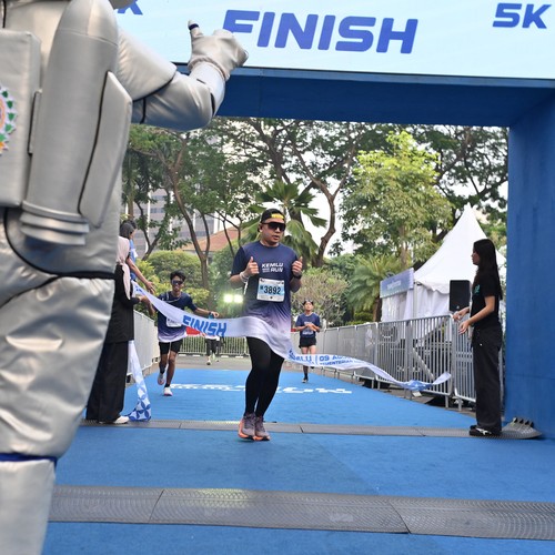 Race photo from KEMLU RUN 2026