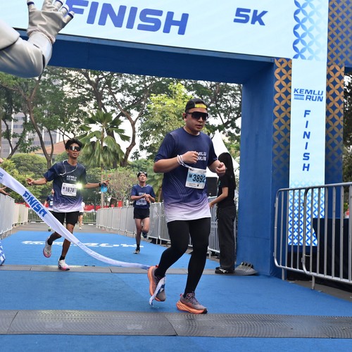 Race photo from KEMLU RUN 2026