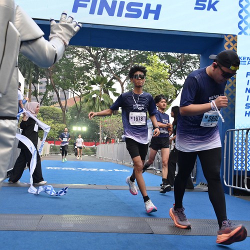 Race photo from KEMLU RUN 2026