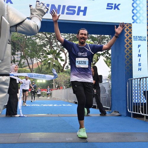 Race photo from KEMLU RUN 2026
