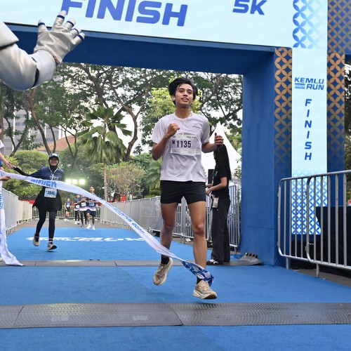 Race photo from KEMLU RUN 2026