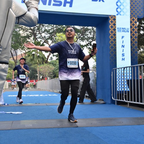 Race photo from KEMLU RUN 2026