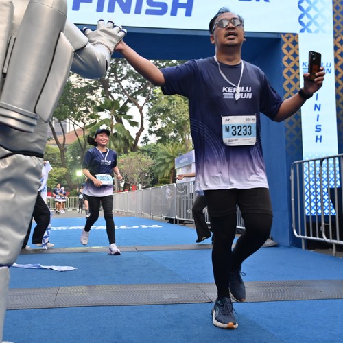 Race photo from KEMLU RUN 2026