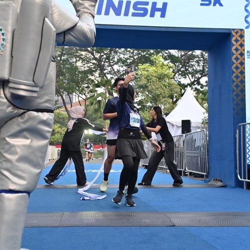 Race photo from KEMLU RUN 2026