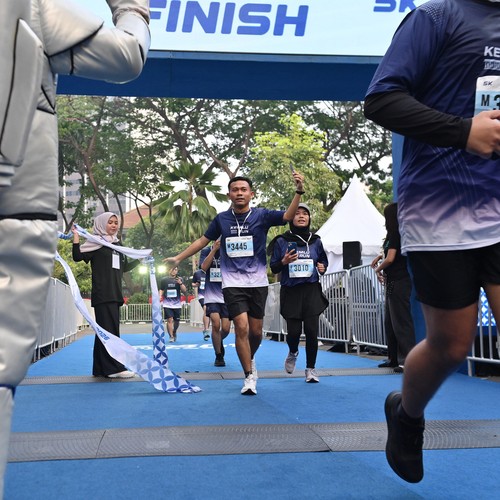 Race photo from KEMLU RUN 2026