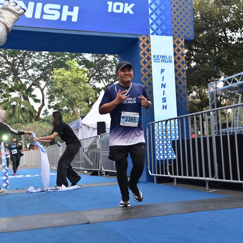 Race photo from KEMLU RUN 2026