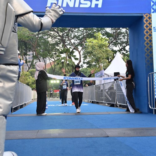 Race photo from KEMLU RUN 2026