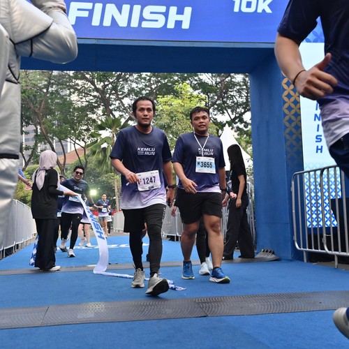 Race photo from KEMLU RUN 2026