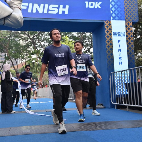 Race photo from KEMLU RUN 2026