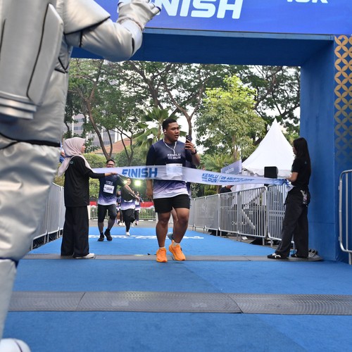 Race photo from KEMLU RUN 2026