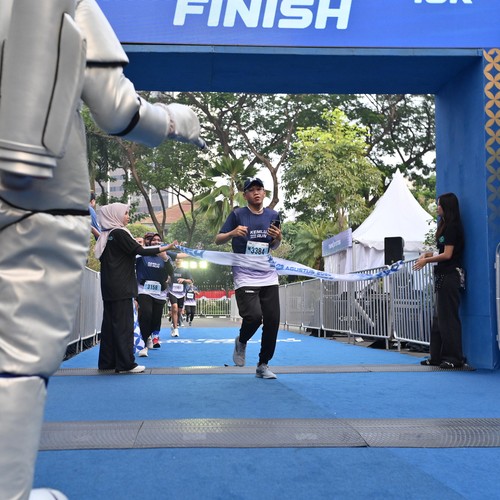 Race photo from KEMLU RUN 2026
