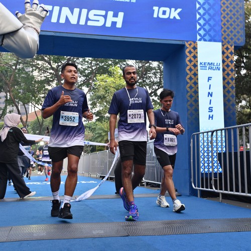 Race photo from KEMLU RUN 2026