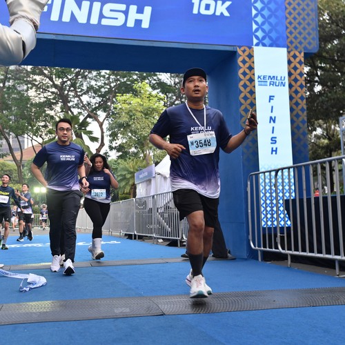 Race photo from KEMLU RUN 2026
