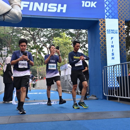 Race photo from KEMLU RUN 2026