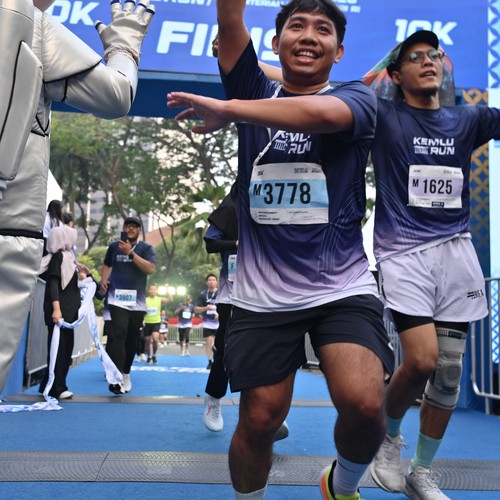 Race photo from KEMLU RUN 2026
